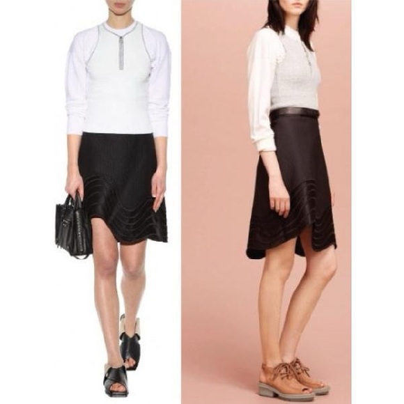3.1 Philip Lim —Wavy hem a line skirt - Picture 10 of 10